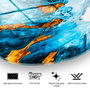 Wallity Pintura decorativa de vidrio templado UV-1104 35 x 50 cm Multicolor